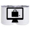 10 oz. White Stainless Steel Short Tumbler Thumbnail