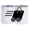 10 oz. White Stainless Steel Short Tumbler Thumbnail