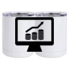 10 oz. White Stainless Steel Short Tumbler Thumbnail