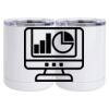 10 oz. White Stainless Steel Short Tumbler Thumbnail