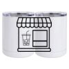 10 oz. White Stainless Steel Short Tumbler Thumbnail
