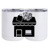 10 oz. White Stainless Steel Short Tumbler Thumbnail