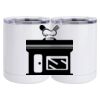 10 oz. White Stainless Steel Short Tumbler Thumbnail