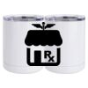 10 oz. White Stainless Steel Short Tumbler Thumbnail