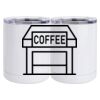 10 oz. White Stainless Steel Short Tumbler Thumbnail