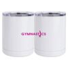 10 oz. White Stainless Steel Short Tumbler Thumbnail
