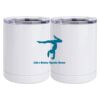 10 oz. White Stainless Steel Short Tumbler Thumbnail