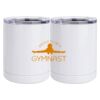 10 oz. White Stainless Steel Short Tumbler Thumbnail