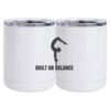 10 oz. White Stainless Steel Short Tumbler Thumbnail
