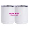 10 oz. White Stainless Steel Short Tumbler Thumbnail