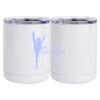 10 oz. White Stainless Steel Short Tumbler Thumbnail