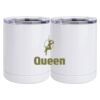 10 oz. White Stainless Steel Short Tumbler Thumbnail