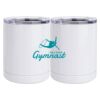 10 oz. White Stainless Steel Short Tumbler Thumbnail