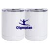 10 oz. White Stainless Steel Short Tumbler Thumbnail