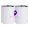 10 oz. White Stainless Steel Short Tumbler Thumbnail