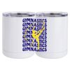 10 oz. White Stainless Steel Short Tumbler Thumbnail