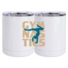 10 oz. White Stainless Steel Short Tumbler Thumbnail