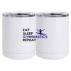 10 oz. White Stainless Steel Short Tumbler Thumbnail