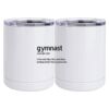 10 oz. White Stainless Steel Short Tumbler Thumbnail