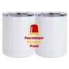 10 oz. White Stainless Steel Short Tumbler Thumbnail