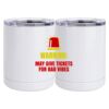 10 oz. White Stainless Steel Short Tumbler Thumbnail