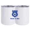 10 oz. White Stainless Steel Short Tumbler Thumbnail