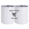 10 oz. White Stainless Steel Short Tumbler Thumbnail