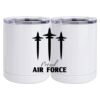 10 oz. White Stainless Steel Short Tumbler Thumbnail