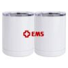 10 oz. White Stainless Steel Short Tumbler Thumbnail