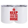 10 oz. White Stainless Steel Short Tumbler Thumbnail