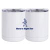 10 oz. White Stainless Steel Short Tumbler Thumbnail