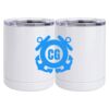 10 oz. White Stainless Steel Short Tumbler Thumbnail