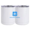 10 oz. White Stainless Steel Short Tumbler Thumbnail