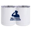 10 oz. White Stainless Steel Short Tumbler Thumbnail