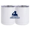 10 oz. White Stainless Steel Short Tumbler Thumbnail