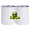 10 oz. White Stainless Steel Short Tumbler Thumbnail