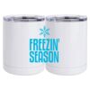 10 oz. White Stainless Steel Short Tumbler Thumbnail