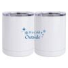 10 oz. White Stainless Steel Short Tumbler Thumbnail