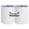 10 oz. White Stainless Steel Short Tumbler Thumbnail