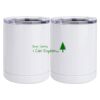 10 oz. White Stainless Steel Short Tumbler Thumbnail