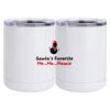10 oz. White Stainless Steel Short Tumbler Thumbnail