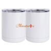 10 oz. White Stainless Steel Short Tumbler Thumbnail