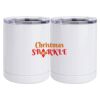 10 oz. White Stainless Steel Short Tumbler Thumbnail