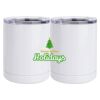 10 oz. White Stainless Steel Short Tumbler Thumbnail