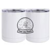 10 oz. White Stainless Steel Short Tumbler Thumbnail