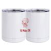 10 oz. White Stainless Steel Short Tumbler Thumbnail