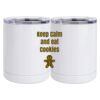 10 oz. White Stainless Steel Short Tumbler Thumbnail