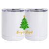 10 oz. White Stainless Steel Short Tumbler Thumbnail