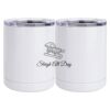 10 oz. White Stainless Steel Short Tumbler Thumbnail