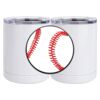 10 oz. White Stainless Steel Short Tumbler Thumbnail